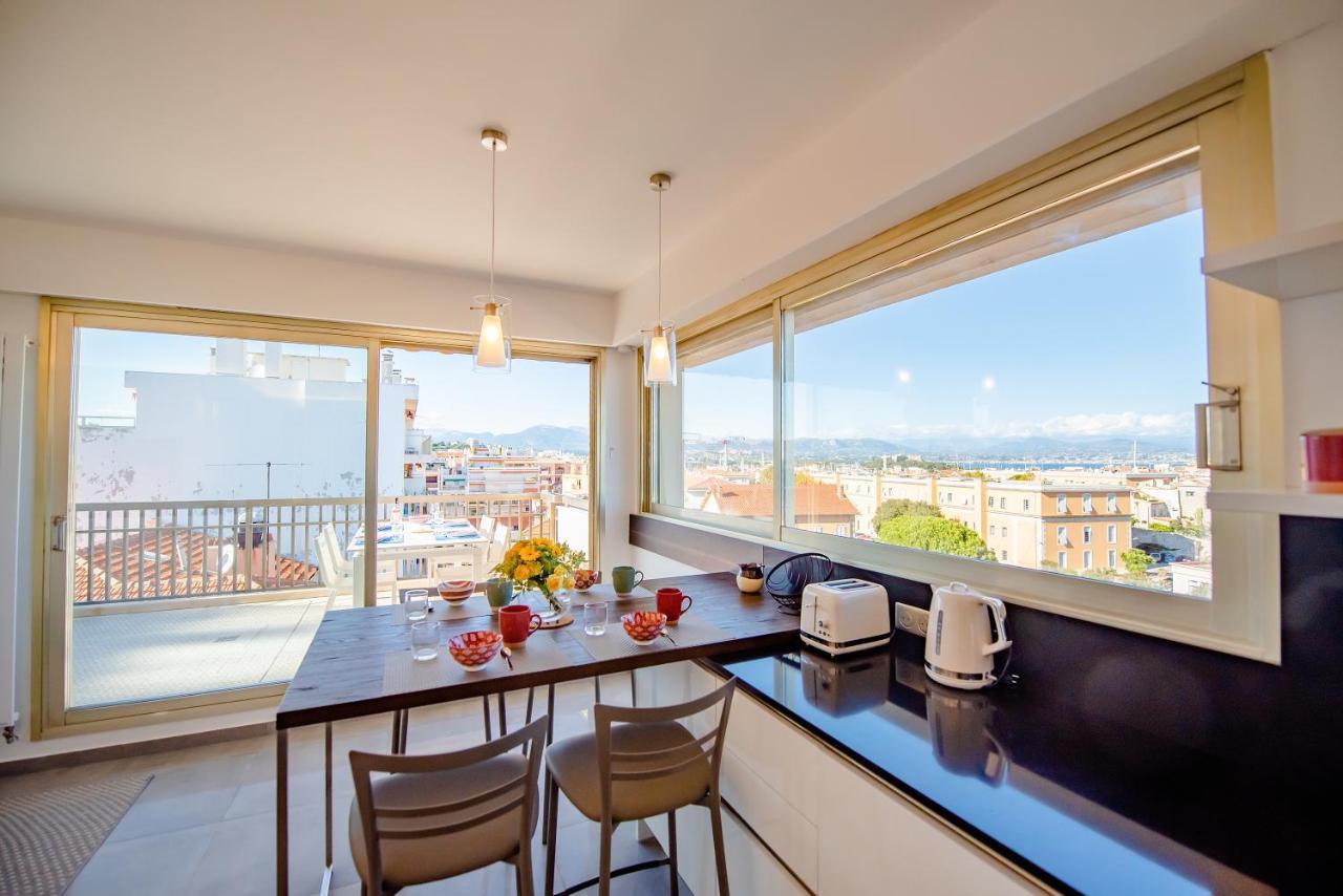 High Standing With Incredible Old Antibes And Sea Views Apartment Exterior photo