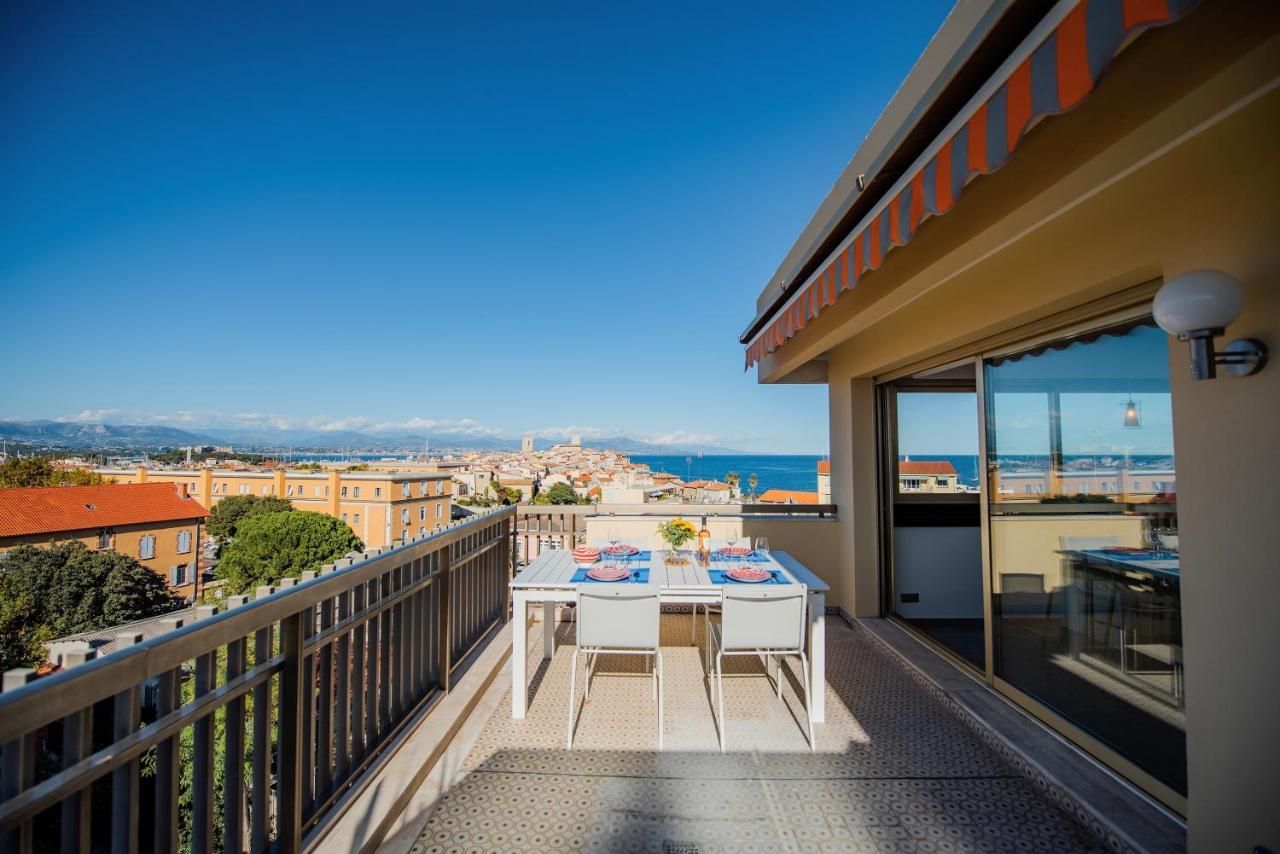 High Standing With Incredible Old Antibes And Sea Views Apartment Exterior photo
