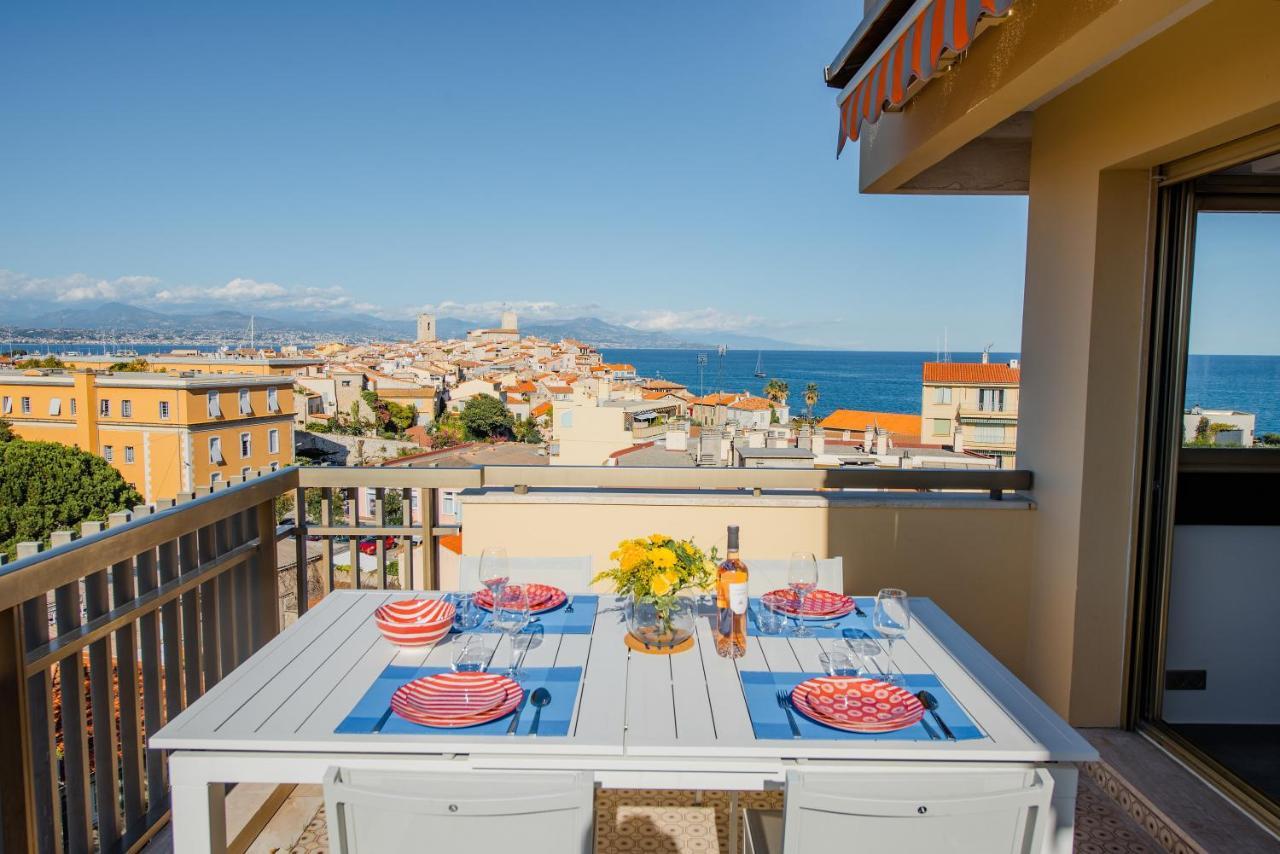 High Standing With Incredible Old Antibes And Sea Views Apartment Exterior photo