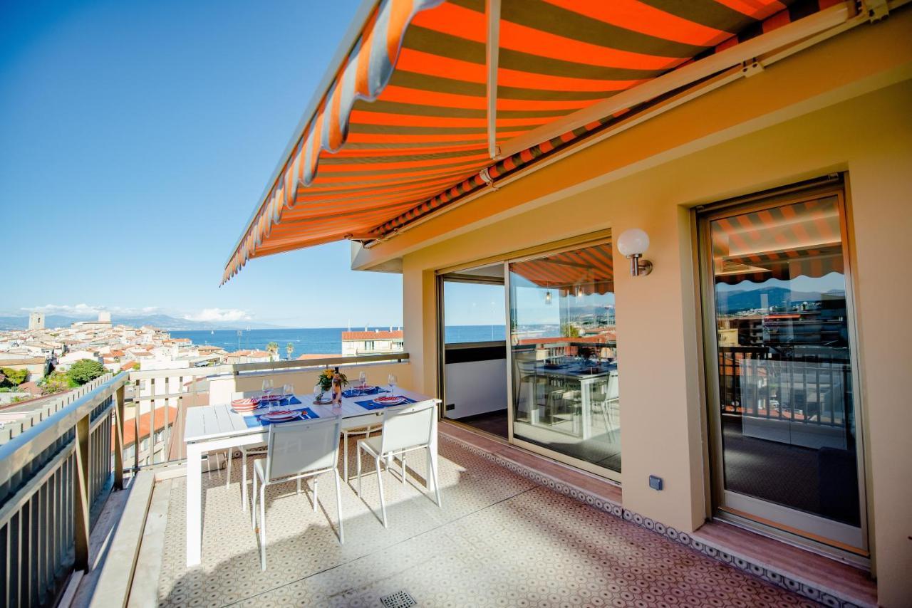 High Standing With Incredible Old Antibes And Sea Views Apartment Exterior photo