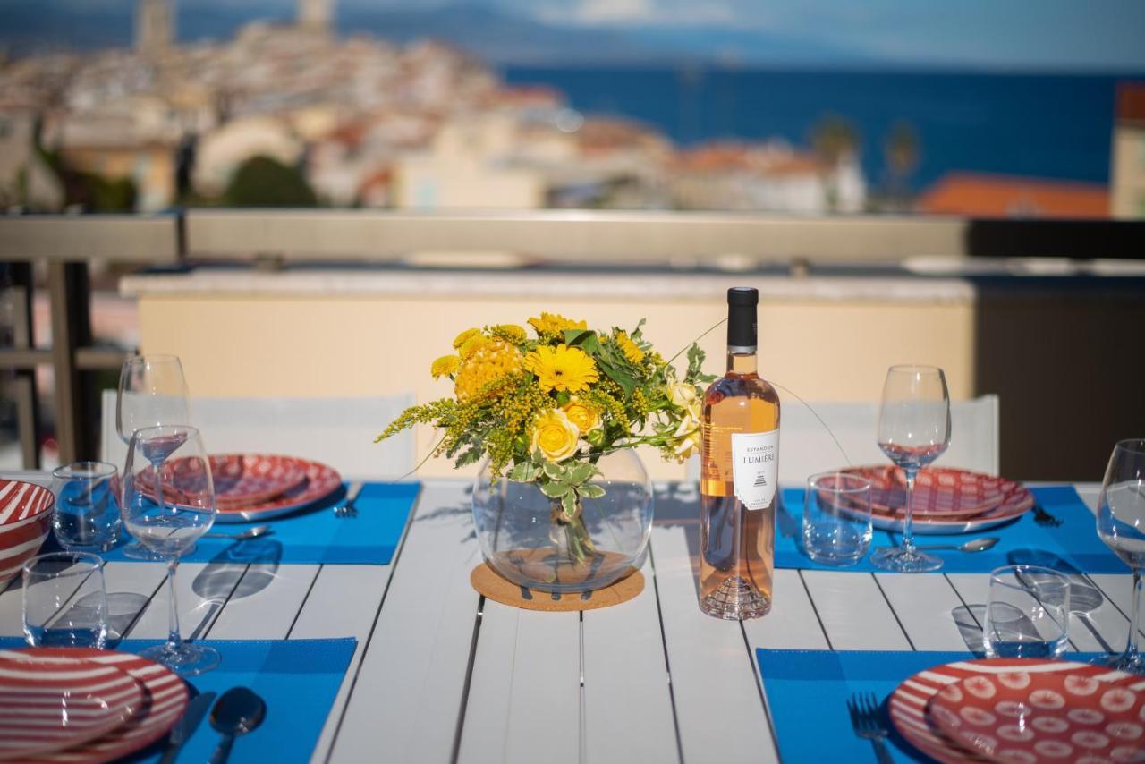 High Standing With Incredible Old Antibes And Sea Views Apartment Exterior photo