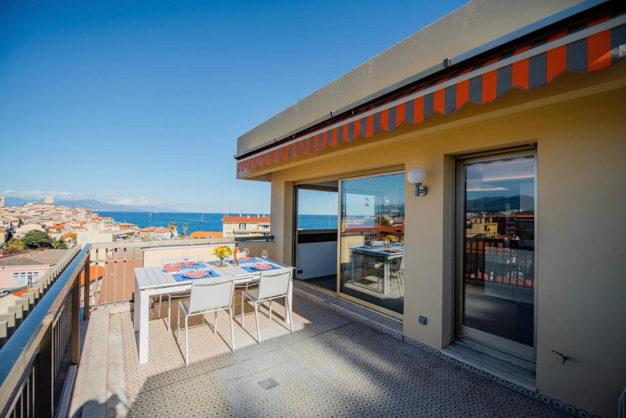 High Standing With Incredible Old Antibes And Sea Views Apartment Exterior photo