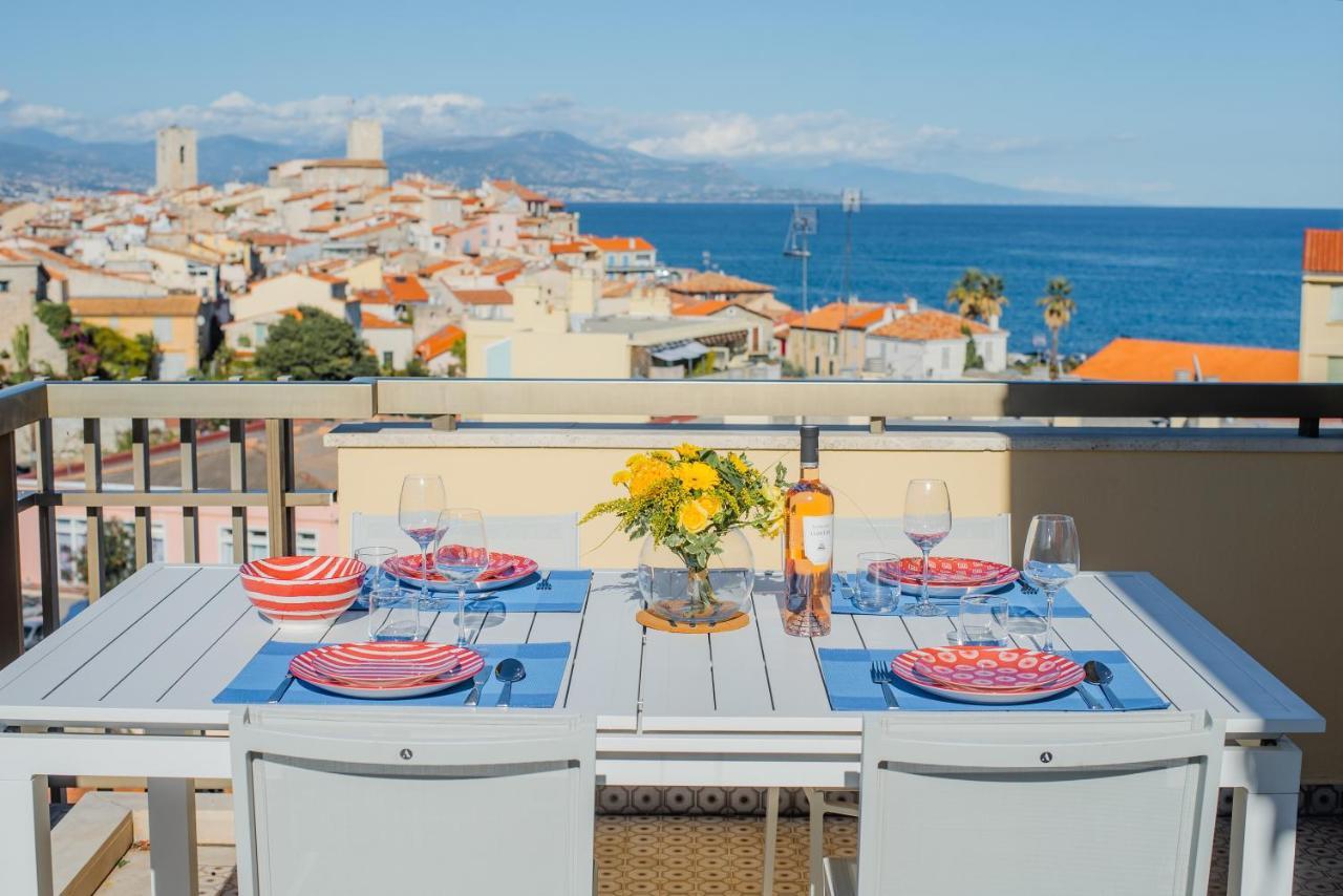 High Standing With Incredible Old Antibes And Sea Views Apartment Exterior photo