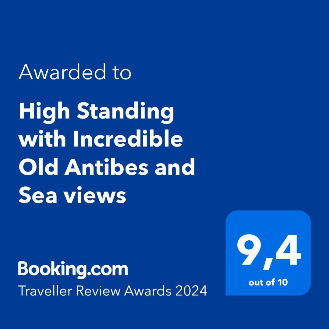 High Standing With Incredible Old Antibes And Sea Views Apartment Exterior photo